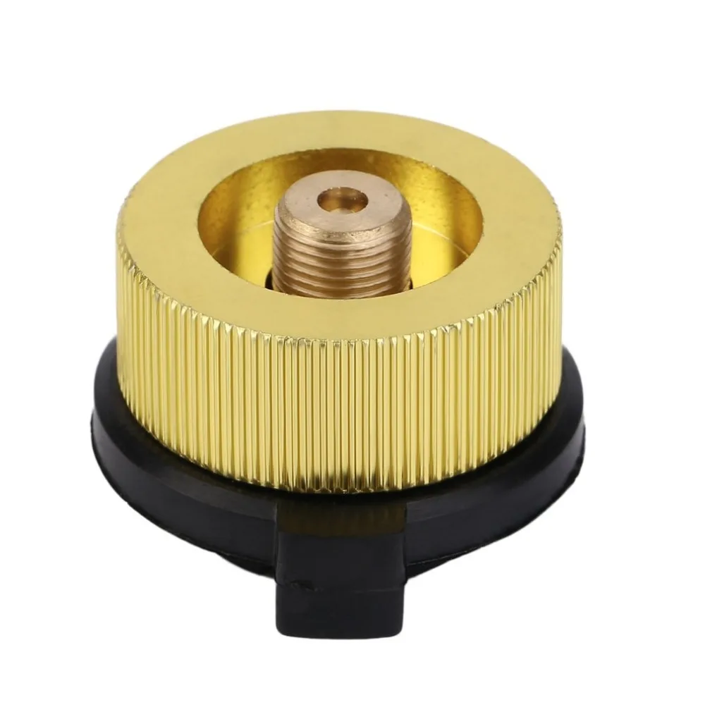 

Outdoor Camping Stove Connector Burnerr Conversion Head Long Tank to Flat Tank Gas Bottle Adaptor