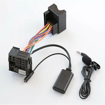 

Black shell Cable Adapter Music Audio MIC For BMW E64 E60 E66 Accessories