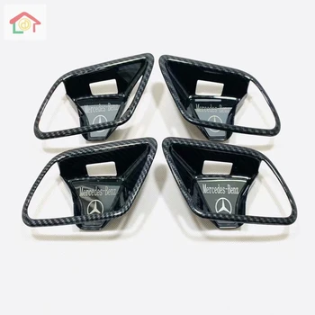 

For Mercedes-Benz A-Class A CLASS W177 2019-2020 ABS Door Handle Bowls Frame Cover Trim 2PCS Car Accessories
