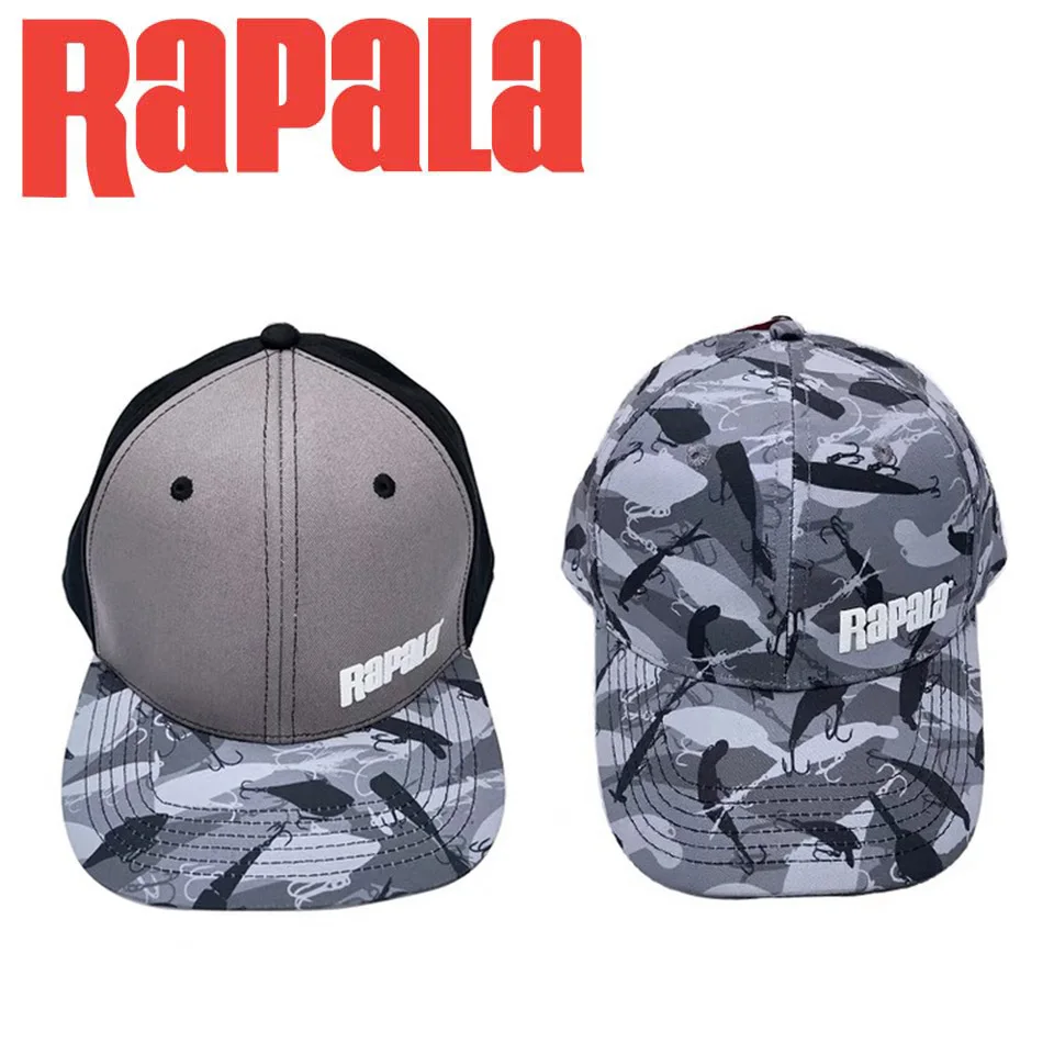 2021 NEW RAPALA Fishing Hat Fishing cap Breathable /Outdoor Sports Visor  Baseball Golf Cap Adjustable Summer Hat Fishing Tackle