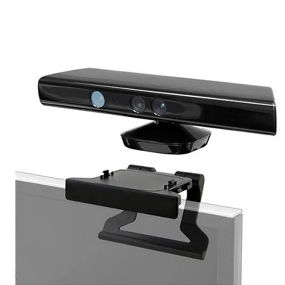 Прочное использование Пластиковый черный пластиковый зажим для телевизора крепление подставка держатель подходит для microsoft Xbox 360 Kinect сенсор