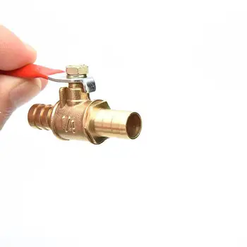 

Industrial Agricultural Machinery 1/4" PEX Brass Ball Valve Full Port Crimp Shut-off Valve for PEX Tube