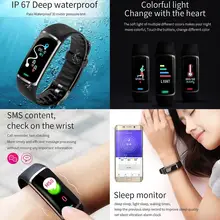 Smart Blood Pressure Measuring Heart Rate Pedometer Waterproof Running Step Counter Wrist Watch Fitness Tracker Pedometer