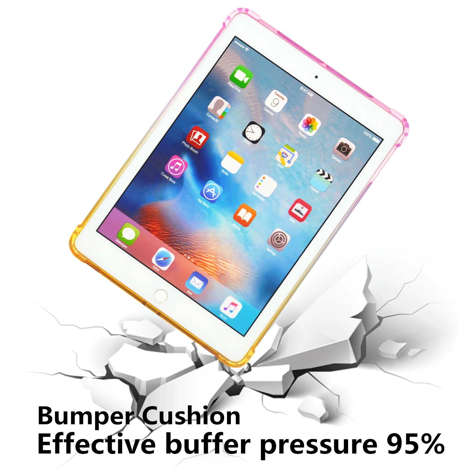 Ultra-thin Case For iPad 10.2 Case A2200 A2198 A2233 Soft Silicone TPU Gradient Cover For iPad 7 10.2 Tablet Case