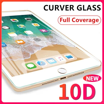 

10D Curved Edge Screen Protector For iPad Pro 11 2020 10.5 Tempered Glass 10.2 2017 2018 9.7 Air 1 2 3 mini 4 5 Protective Film