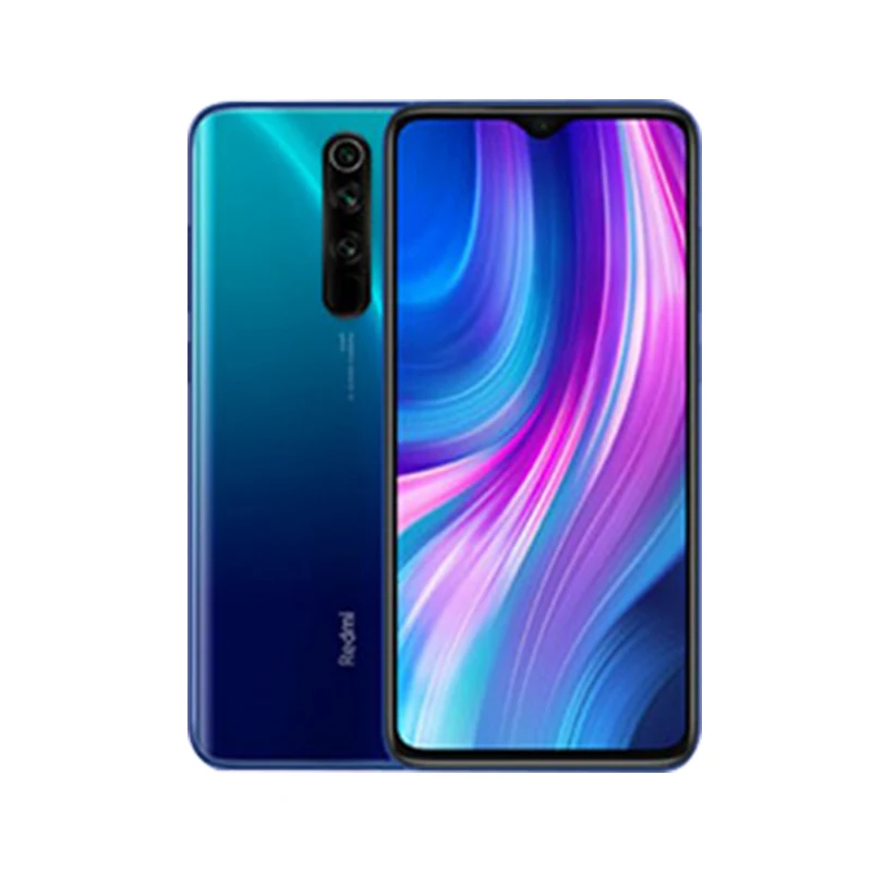 Global Rom Blue Xiaomi Redmi Note 8 Pro с глобальной прошивкой, 6 ГБ, 64 ГБ, 64 мп, четыре камеры MTK Helio G90T, смартфон 6,53 ''FHD+ 4500 мАч, 18 Вт, QC 3,0 - Цвет: Global Rom Blue