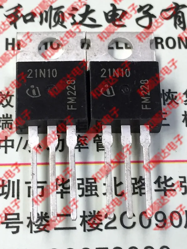 10 шт./лот SPP21N10N3G 21N10-220 100V 21A