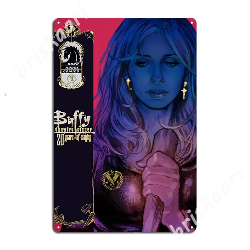 

Buffy Btvs 20th Anniversary (Mock Up Cover) Metal Signs Wall pub Club Bar Customize Mural Painting Tin sign Posters