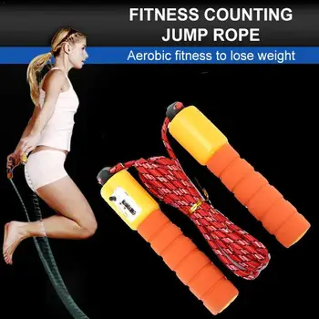 

Jump Ropes with Counter Sports Fitness Adjustable Fast Jump Counting Color Rope Skip Speed Rope Random Skipping N4A4
