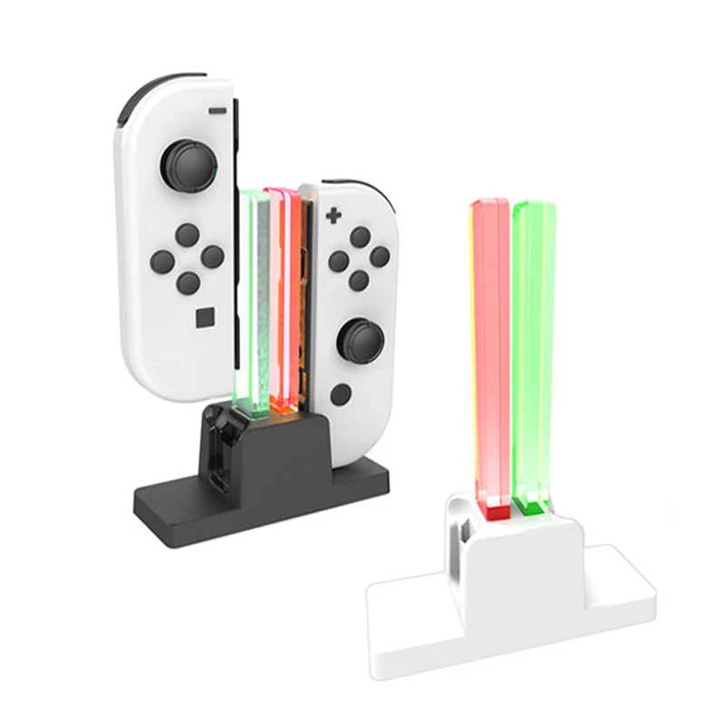 For Nintend Joy-con Controller Dual Charger Joystick Charger Stand Holder LED for Nintendo Switch OLED NS Joycon Accessories controller charger