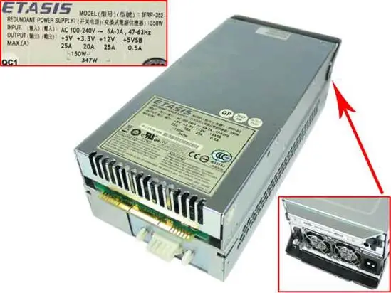 

ETASIS IFRP-352 блок питания для сервера 350 Вт PSU Inspur AS500