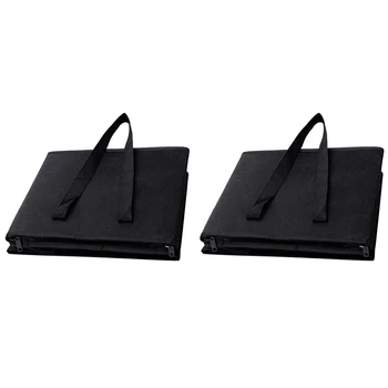 

2 Pack Insulated Grocery Bag: Heavy Duty Foldable Shopping Storage Zipper Tote Bag for Hot and Cold Reusable Shopping Catering,