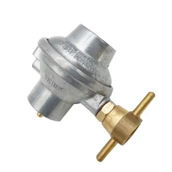 

One Pound Non-Adjustable Pressure Reducing Valve With Handle 3/8 Connector For Outdoor Camping Gas Grill