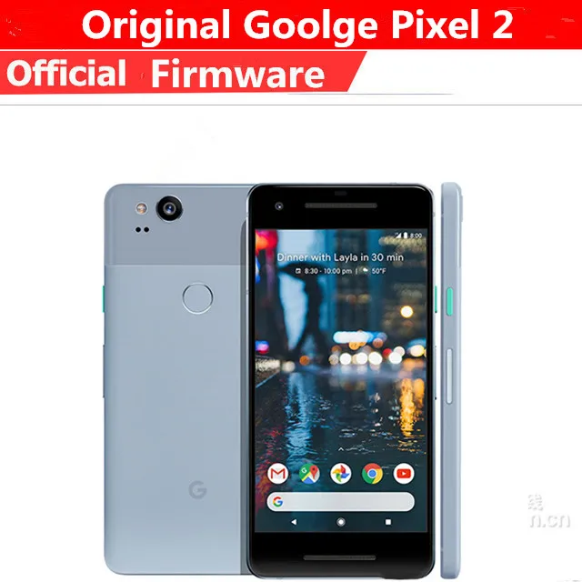 Мобильный телефон Google Pixel 2 4G LTE Snapdragon 835 Android 8,0 5," FHD 1920X1080 4 Гб ram 128 ГБ rom 12.3MP Fingrprint NFC