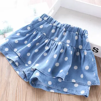

2020 Spring And Summer Girls da bo dian Denim Shorts Childrenswear Wholesale