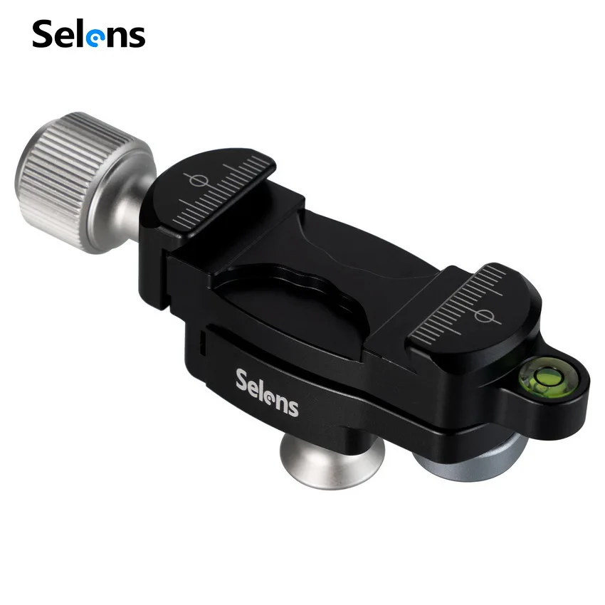 Selens MBP-19 Tripod Head Mini Panoramic Ball Head Camear Tripod Mount For Tripod Camera Cell Phone Light Stand