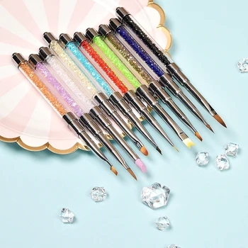 

Rolabling 10 Designs Nail Brush Painting Gel Brushes Acrylic Brush Gel Nail Art Nails Art Liner Drawing Painting Pen Manicure
