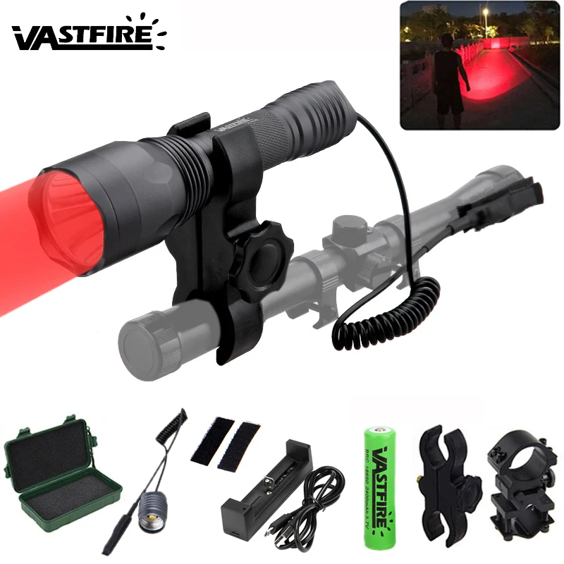 VASTFIRE охотничий флэш светильник 256 ярдов скаутский Тактический УФ пистолет