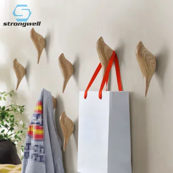 

Stongwell Nordic 3D Bird Single Hook Key Holder Animal Coat Hook Bathroom Storage Home Bedroom Wall Hanging Decoration Craft
