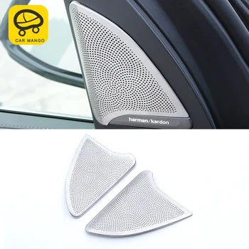 

CarManGo for BMW X5 G05 2019 Car Styling Column A Loudspeaker Sound Cover Trim Frame Sticker Interior Accessories