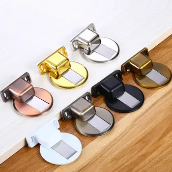 

Anti-Collision Floor Mounted Holder Door Stopper Stop Catch Magnetic Invisible Self Adhesive Doorstop
