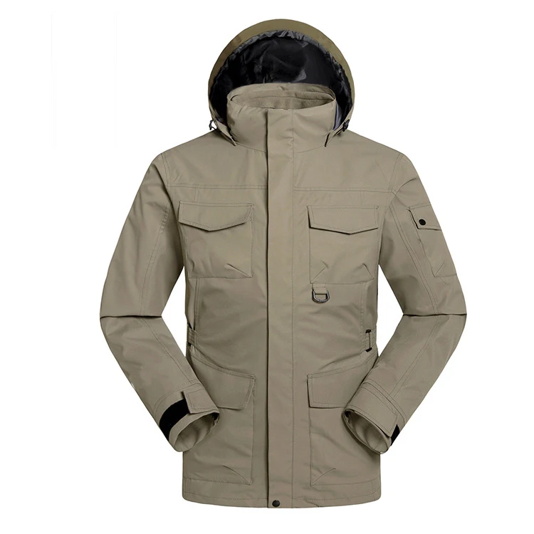 Jaquetas de Esqui Térmica à Prova Água de Alta Qualidade ao ar 3 em 1 Inverno Dwaterproof Livre Snowboard Acampamento Jaqueta Quente Caber Russo-30 Graus