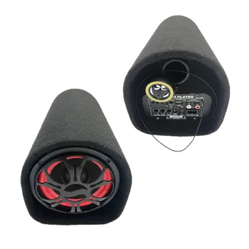 

5 Inch 120W Active Powered Bluetooth Tunnel Car Subwoofer DC12v AC 220v 4 Ohm Vented Thin Profile Full Range Subwoofer Enclosure
