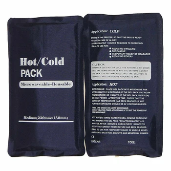

Hot/Cold Pack Reusable Heat Gel Ice Non Toxic Pack Sports Muscle/Back Pain Relief Small Portable Hand Warmer