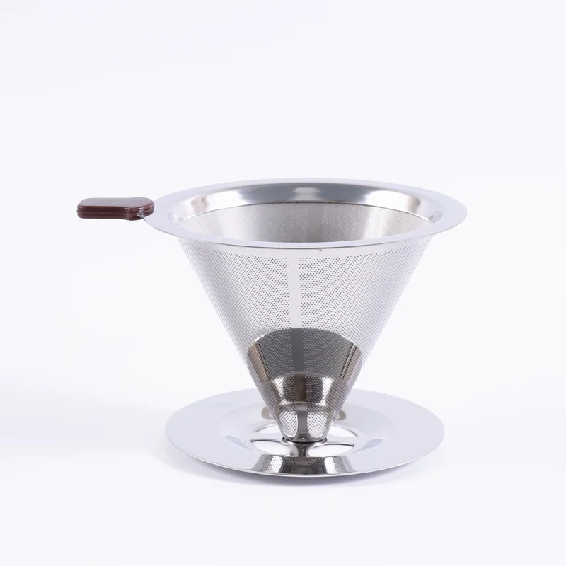 

Stainless Steel Coffee Filter Holder Reusable Coffee Filters Dripper Drip Coffee Baskets