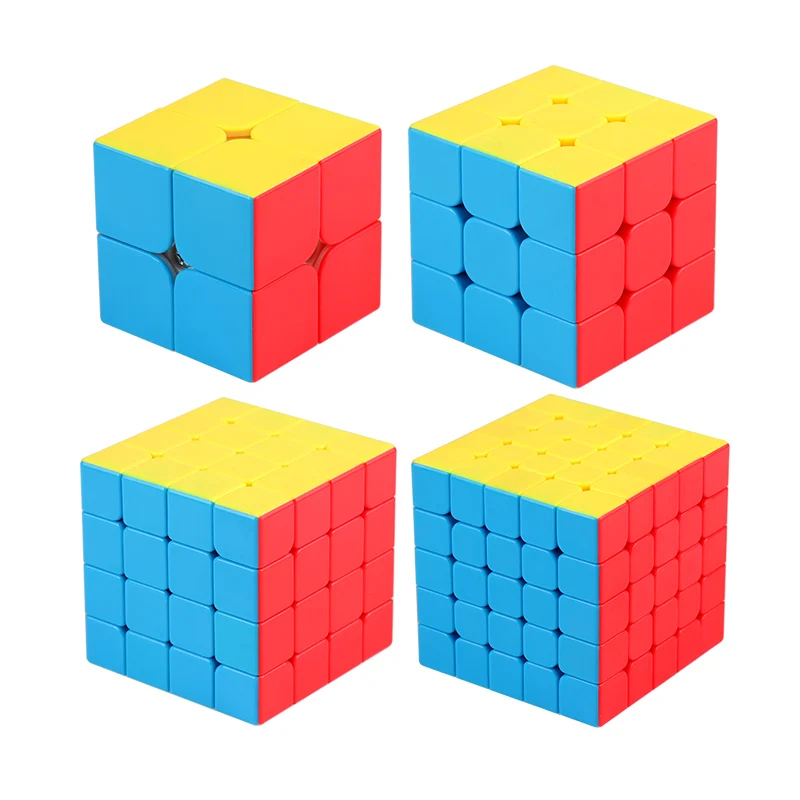 MoYu набор Mofangjiaoshi Meilong 2x2 3x3 4x4 5x5 скоростной кубик Подарочная коробка