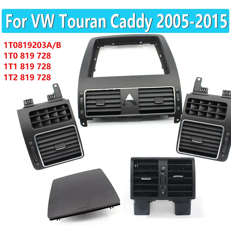 1Td819203 Auto Aria Condizionata Posteriore Air Vent Per Vw Touran Caddy 2005-2015 Aria Condizionata A/C Air Vent Outlet 1T0819704A