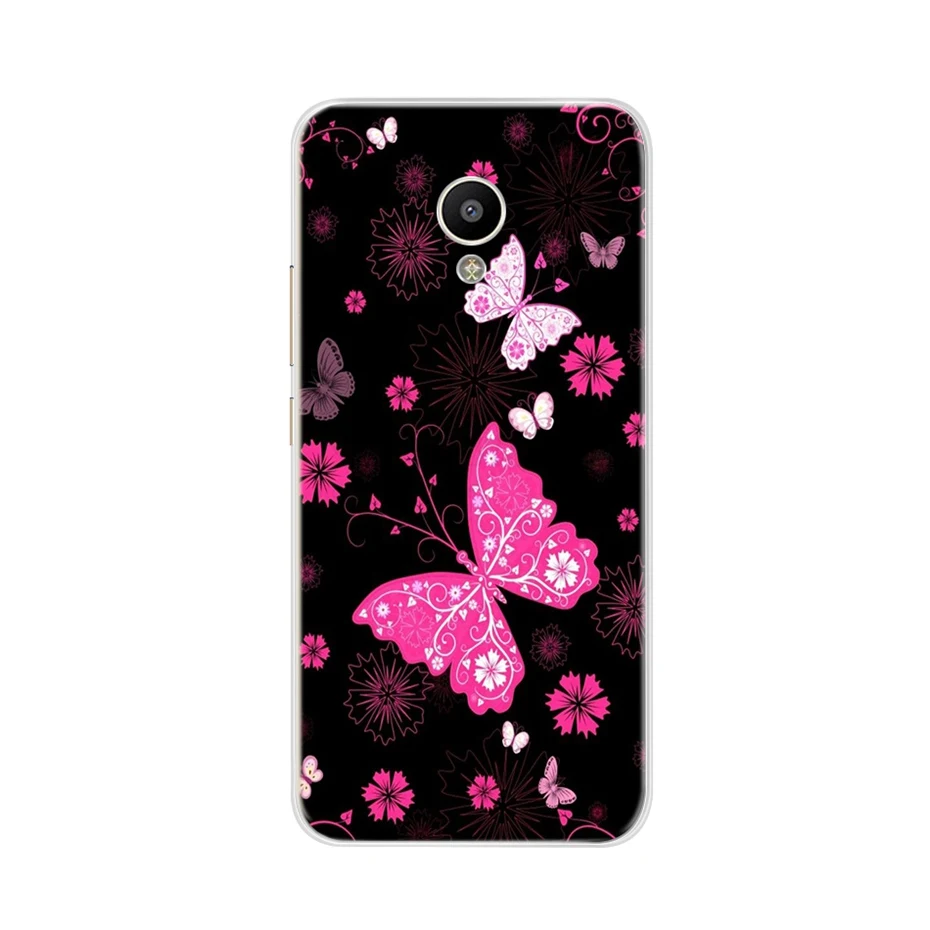 cases for meizu For Meizu M5 Case For Meizu M5 Cover Case Silicone TPU Soft Flowers Patterned Back Cover for Meizu M5 M 5 Mini Phone Case 5.2" best meizu phone case design