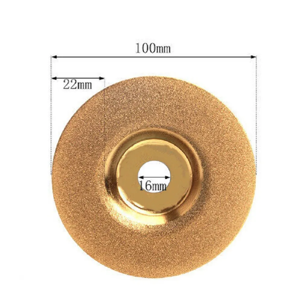 Golden 100mm Round Diamond Grinding Cutting Cut Off Disc Wheel for Angle Grinder 