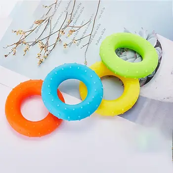 

Silica Gel Portable Hand Gripping Ring Carpal Finger Trainer Grip Strength Stress Ring Hand Exercisers Hand Grips