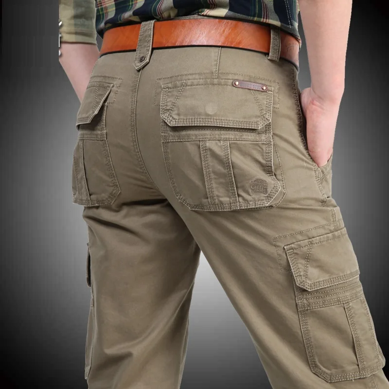 ICPANS Cargo Pants Men Multi-pockets Baggy Men Pants Military Casual Trousers Winter Autumn Army Pants Joggers PSize 40 42 44 ICPANS Cargo Pants Men Multi-pockets Baggy Men Pants Military Casual Trousers Winter Autumn Army Pants Joggers PSize 40 42 44