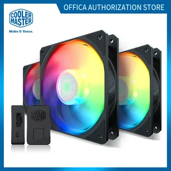 

Cooler Master 120 ARGB 3 in 1 PWM Addressable RGB 5V/3PIN 120mm Computer CPU Case Cooling Replacement Fan With Controller