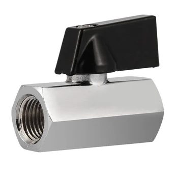 

G1/4 Thread Hose Connector Ball Valve Switch for PC Water Liquid Cooling System