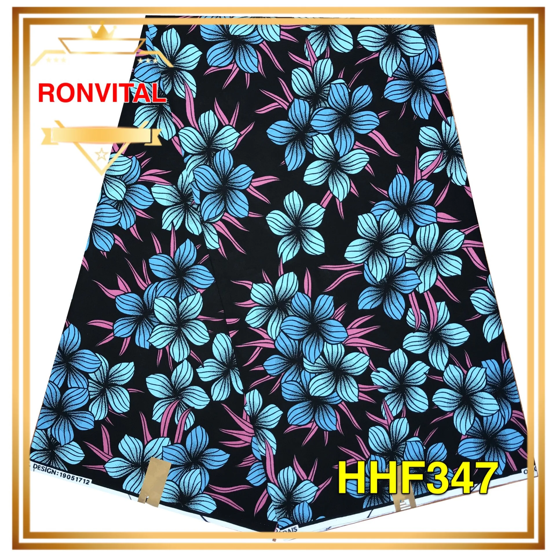 Леди платье DIY ткань воск ronvital Африка воск высокого качества хлопок Печатный Материал DIY ткани 6 ярдов/партия