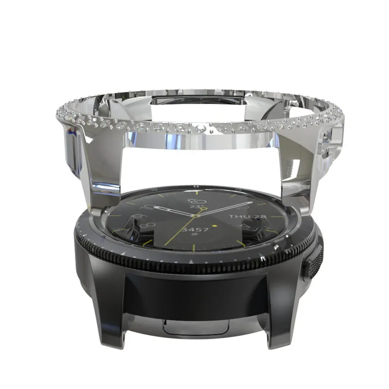 Чехол для смарт часов для samsung Galaxy Watch 42 мм бампер Алмазный защитный чехол Крышка часы аксессуары