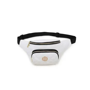 

Trendy casual Waist Fanny Pack Women PU Belt Zipper Waist Bag Girls Chest Tote Purse