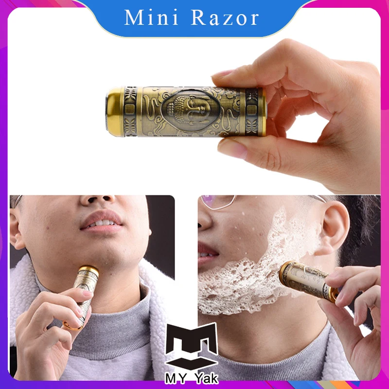 

Триммер для стрижки бороды, электробритва, аккумуляторный, моющийся, машинная бритва