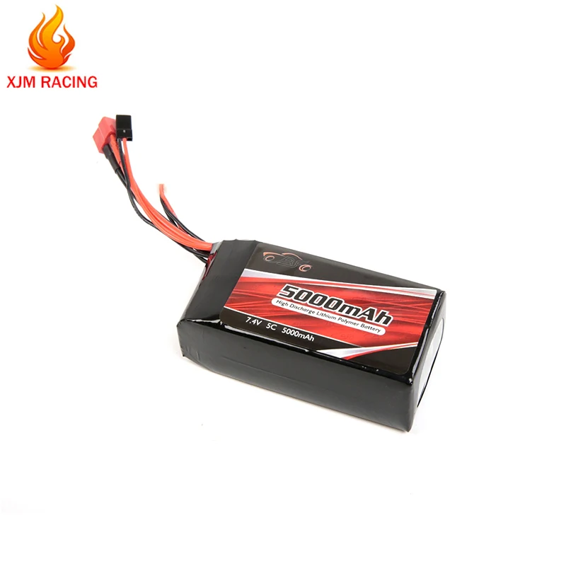 1/5 Rc автомобиль с приемником 7 4 V 5C 5000 MAh литиевая батарея (107mm * 50mm 32mm) для Losi 5ive T King