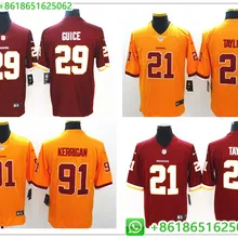 Сшитые мужские рубашки из джерси с принтом "waper Sean Taylor Ryan Kerrigan Josh Norman Derrius Guice"