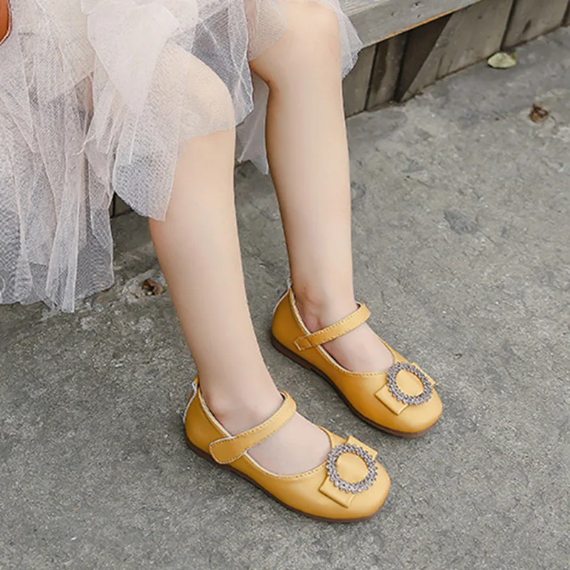 Обувь для девочек; искусственная кожа принцесса; обувь для малышей; модельные туфли мэри джейн; мягкая мелкая обувь для маленьких девочек; детская обувь на плоской подошве