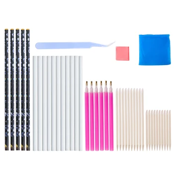 

Professional Rhinestones Gems Picking Crystal Tool Wax Pencil Pen Picker Clothing Decoration Tool Diamond Painting Tools