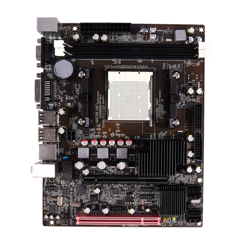 

Desktop A780 Computer Motherboard Am2 2Xddr2 Pc Mainboard Double Channel Support Vga Dvi for Amd Am 2 Series 940 Pin Usb 2.0 I