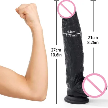 11 inch Dildo Strapon Phallus Huge Large Realistic Dildos Silicone Penis With Suction Cup G Spot Stimulate 18 Sex Toys for Woman 4