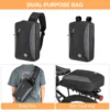 MTB Bike Trunk Bag 2-in-1 Casual Chest Sling Pack Bag Cycling Bike Rear Rack Carrier Bag Pannier Bicycle Storage Accessories ► Photo 2/6