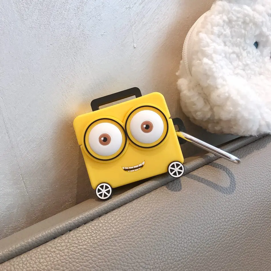 934 3D чехол для наушников для Airpods Pro Чехол Силиконовый Медведь Кролик поросенок Мультяшные наушники/Earpods чехол для Apple Air pods Pro 3 чехол кошка - Цвет: 934