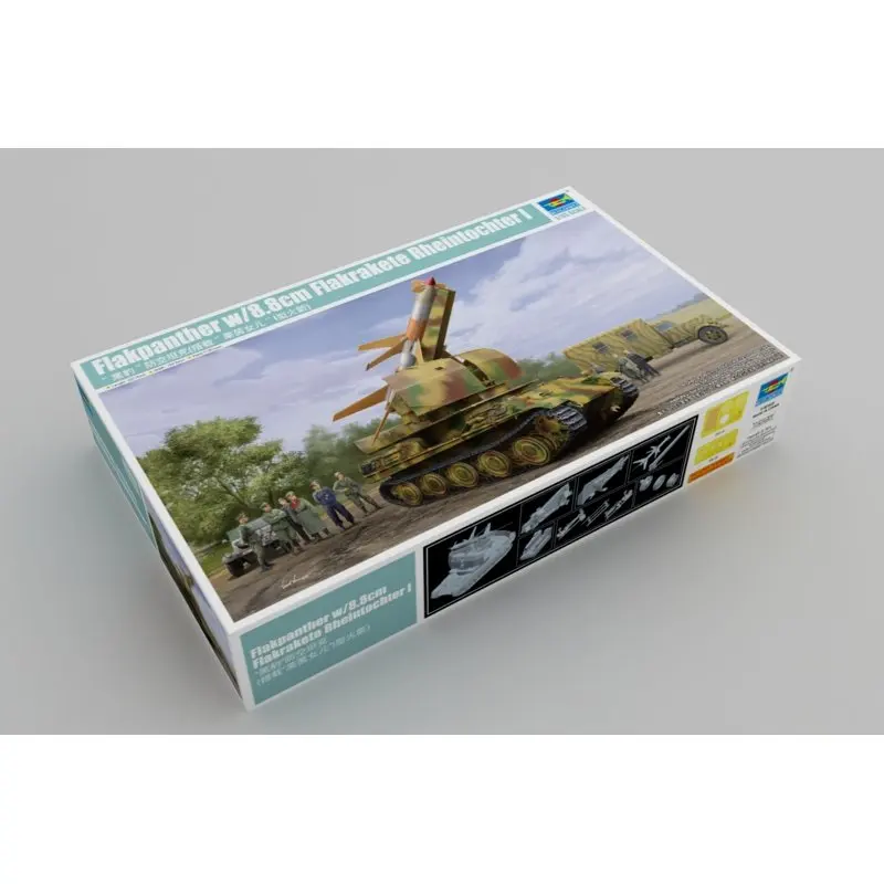 Trumpeter 09532 1/35 Flakpanther w/8,8 см Flakrakete Rheintochter I-Scale модель комплект